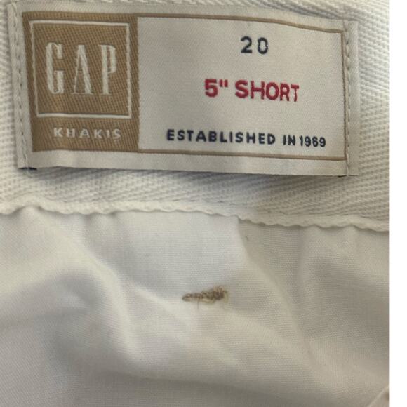 Gap Olive Green Canvas Shorts Women’s 20 Army Style Pockets 5" Inseam - Picture 3 of 6